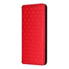 For OPPO F29 5G Global Cubic Grid Texture Flip Leather Phone Case(Red) - 2