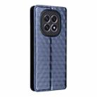 For OPPO F29 5G Global Cubic Grid Texture Flip Leather Phone Case(Blue) - 3
