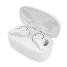 HAMTOD G08 Bluetooth 5.0 Waterproof TWS Active Noise Cancelling Wireless Bluetooth Earphone with Charging Box(White) - 1