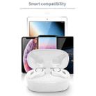 HAMTOD G08 Bluetooth 5.0 Waterproof TWS Active Noise Cancelling Wireless Bluetooth Earphone with Charging Box(White) - 4