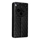 For OPPO Find X8 5G Cubic Grid Texture Flip Leather Phone Case(Black) - 3