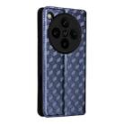 For OPPO Find X8 Pro 5G Cubic Grid Texture Flip Leather Phone Case(Blue) - 3