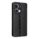 For OPPO Reno13 Pro 5G Cubic Grid Texture Flip Leather Phone Case(Black) - 3