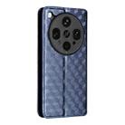 For OPPO Find X8 Ultra 5G Cubic Grid Texture Flip Leather Phone Case(Blue) - 3