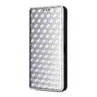 For OPPO Find X8 Ultra 5G Cubic Grid Texture Flip Leather Phone Case(Silver) - 2