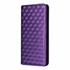 For OPPO Find X8 Ultra 5G Cubic Grid Texture Flip Leather Phone Case(Purple) - 2