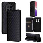 For OPPO F29 Pro 5G Global Cubic Grid Texture Flip Leather Phone Case(Black) - 1