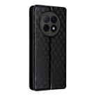 For OPPO F29 Pro 5G Global Cubic Grid Texture Flip Leather Phone Case(Black) - 3