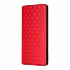 For OPPO F29 Pro 5G Global Cubic Grid Texture Flip Leather Phone Case(Red) - 2