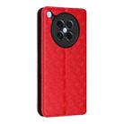 For OPPO Find X8s 5G Cubic Grid Texture Flip Leather Phone Case(Red) - 3