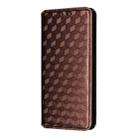 For OPPO Find X8s 5G Cubic Grid Texture Flip Leather Phone Case(Brown) - 2