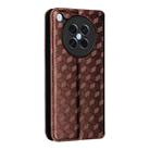 For OPPO Find X8s 5G Cubic Grid Texture Flip Leather Phone Case(Brown) - 3