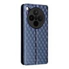 For OPPO Find X8s+ 5G Cubic Grid Texture Flip Leather Phone Case(Blue) - 3