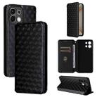 For OPPO K13 5G / K13X 5G / K12S 5G Cubic Grid Texture Flip Leather Phone Case(Black) - 1
