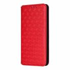 For OPPO K13 5G / K13X 5G / K12S 5G Cubic Grid Texture Flip Leather Phone Case(Red) - 2