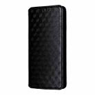 For OPPO A5x 5G / 4G Global Cubic Grid Texture Flip Leather Phone Case(Black) - 2