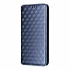 For OPPO A5x 5G / 4G Global Cubic Grid Texture Flip Leather Phone Case(Blue) - 2