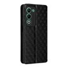For OPPO A5 5G / 4G Global / A5M Cubic Grid Texture Flip Leather Phone Case(Black) - 3