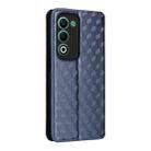 For OPPO A5 5G / 4G Global / A5M Cubic Grid Texture Flip Leather Phone Case(Blue) - 3