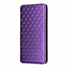 For OPPO A5 5G / 4G Global / A5M Cubic Grid Texture Flip Leather Phone Case(Purple) - 2