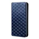 For Ulefone Note 15 Cubic Grid Texture Flip Leather Phone Case(Blue) - 2