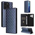 For Ulefone Note 20 Pro Cubic Grid Texture Flip Leather Phone Case(Blue) - 1