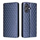 For Ulefone Note 21 Cubic Grid Texture Flip Leather Phone Case(Blue) - 2