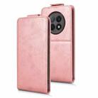 For OPPO F29 Pro 5G Magnetic Vertical Flip Leather Phone Case with Buckle(Rose Gold) - 2