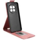 For OPPO F29 Pro 5G Magnetic Vertical Flip Leather Phone Case with Buckle(Rose Gold) - 3