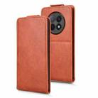 For OPPO F29 Pro 5G Magnetic Vertical Flip Leather Phone Case with Buckle(Brown) - 2
