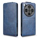 For OPPO Find X8 Ultra 5G Magnetic Vertical Flip Leather Phone Case with Buckle(Blue) - 2