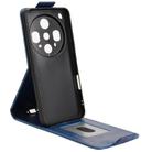 For OPPO Find X8 Ultra 5G Magnetic Vertical Flip Leather Phone Case with Buckle(Blue) - 3