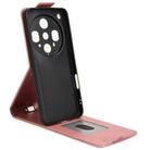 For OPPO Find X8 Ultra 5G Magnetic Vertical Flip Leather Phone Case with Buckle(Rose Gold) - 3