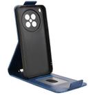 For OPPO Find X8s 5G Magnetic Vertical Flip Leather Phone Case with Buckle(Blue) - 3