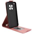 For OPPO Find X8s 5G Magnetic Vertical Flip Leather Phone Case with Buckle(Rose Gold) - 3