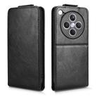 For OPPO Find X8s+ 5G Magnetic Vertical Flip Leather Phone Case with Buckle(Black) - 2