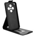 For OPPO Find X8s+ 5G Magnetic Vertical Flip Leather Phone Case with Buckle(Black) - 3