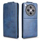 For OPPO Find X8s+ 5G Magnetic Vertical Flip Leather Phone Case with Buckle(Blue) - 2