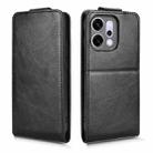 For OPPO Reno14 Pro Global Magnetic Vertical Flip Leather Phone Case with Buckle(Black) - 2