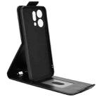 For OPPO Reno14 Pro Global Magnetic Vertical Flip Leather Phone Case with Buckle(Black) - 3