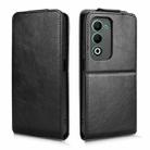 For OPPO A5 5G / 4G Global Magnetic Vertical Flip Leather Phone Case with Buckle(Black) - 2