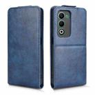 For OPPO A5 5G / 4G Global Magnetic Vertical Flip Leather Phone Case with Buckle(Blue) - 2
