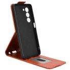 For OPPO A5 5G / 4G Global Magnetic Vertical Flip Leather Phone Case with Buckle(Brown) - 3