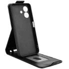 For Ulefone Note 21 Magnetic Vertical Flip Leather Phone Case with Buckle(Black) - 3