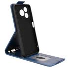 For Ulefone Note 19 Magnetic Vertical Flip Leather Phone Case with Buckle(Blue) - 3