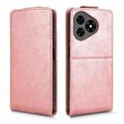 For Ulefone Note 19 Magnetic Vertical Flip Leather Phone Case with Buckle(Rose Gold) - 2