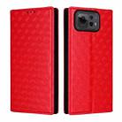 For Asus Zenfone 12 Ultra Cubic Grid Texture Flip Leather Phone Case(Red) - 2