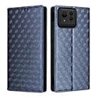 For Asus Zenfone 11 Ultra Cubic Grid Texture Flip Leather Phone Case(Blue) - 2