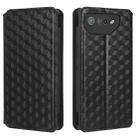 For Asus ROG Phone 7 Cubic Grid Texture Flip Leather Phone Case(Black) - 2