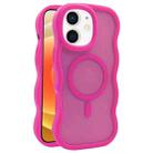 For iPhone 12 / 12 Pro Skin Feel MagSafe Phone Case(Rose Red) - 1